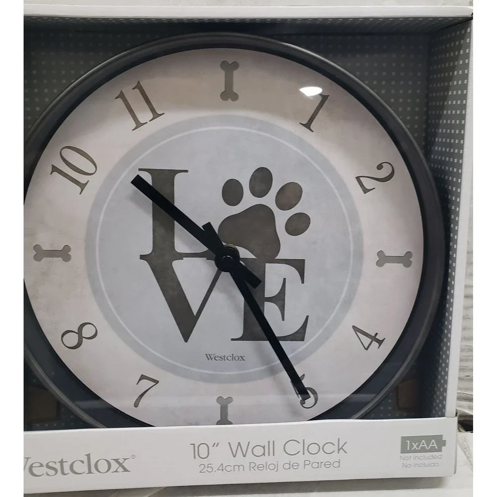 Plastic Decorative Kitchen Wall Clock, approx. 10